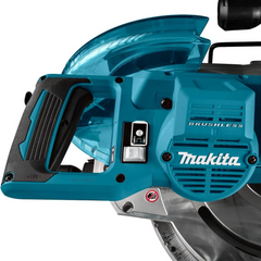 Serra Circular Esquadria 255Mm Sem Fio 18V Cortes 90° Com Sistema AWS e Motor BL DLS111ZU Makita