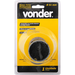 Serra Copo Diamantada para Esmerilhadeira 51 mm Vonder