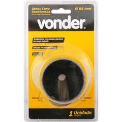 Serra Copo Diamantada para Esmerilhadeira 64 mm Vonder