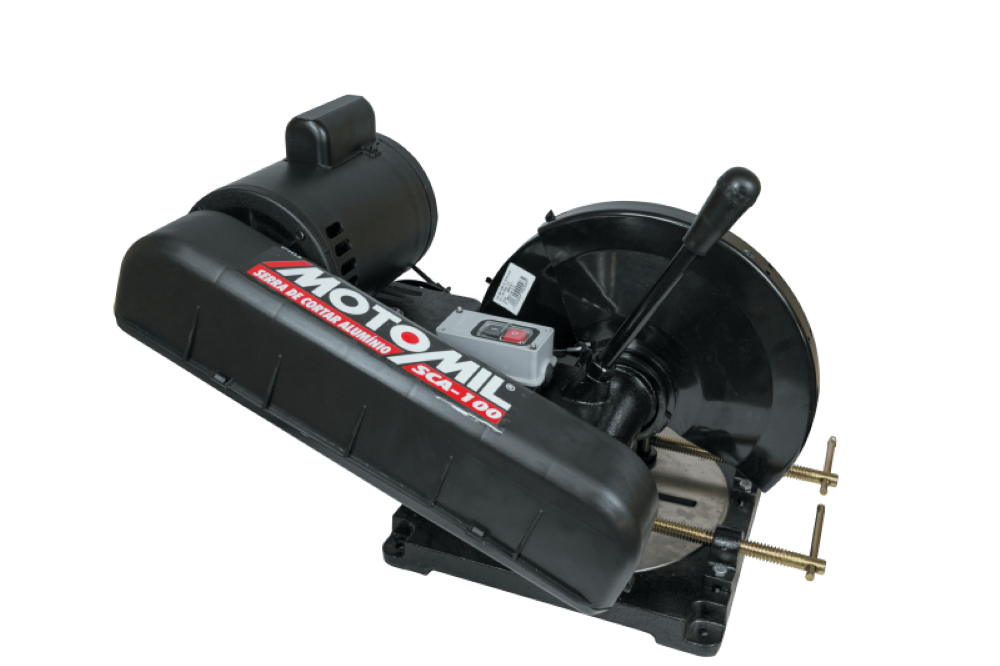 Serra Cortar Aluminio Motor 1,5HP Trifásico SCA-100T Motomil