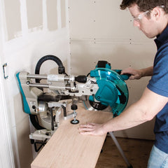 Serra de Esquadria 260Mm Industrial 1510W Com Coletor de Pó Morsa Disco LS1019L 220V Makita