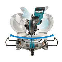 Serra de Esquadria 255 mm AWS Sem Bateria Sem Carregador LS004GZ Makita
