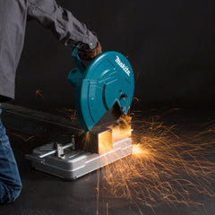 Serra Rapida Portátil 355Mm 2200W Ajuste Rápido do Ângulo Com Disco de Corte LW1400 220V Makita