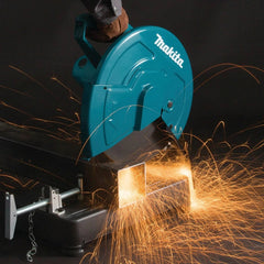 Serra Rapida Portátil 355Mm 2200W Com Chave Disco de Corte LW1401S 220V Makita