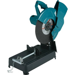 Serra Rapida Portátil 355Mm 2200W Com Chave Disco de Corte LW1401S 220V Makita