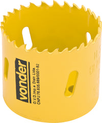 Serra Copo Aço Rápido 60mm Bimetálica Metal Vonder