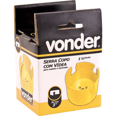 Serra copo vídea 60mm para madeira - Vonder