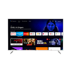 Smart TV 85'' 4K UHD QLED Philco PTV85F8TAGCM Dolby Audio Android TV e Chromecast Integrado