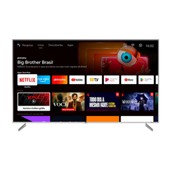 Smart TV 98'' 4K UHD LED Philco PTV98F8TAGCM Dolby Atmos Sistema Android TV e Chromecast Integrado