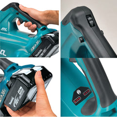 Soprador à Bateria 18V 21500 RPM com Bateria Carregador Tubo Tubeira Cinta DUB362PT2 220V Makita