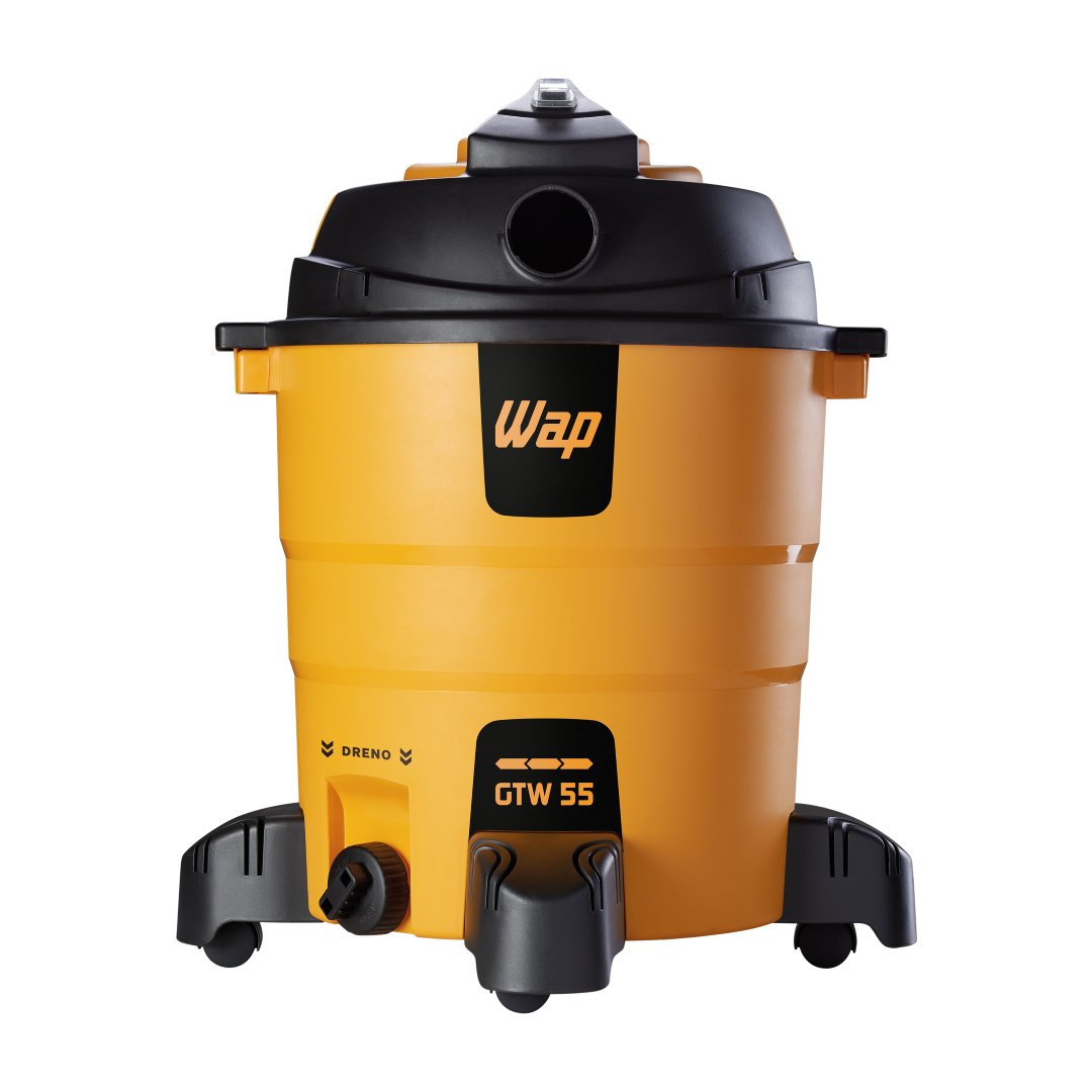 Soprador Aspirador WAP GTW 55 1600W Bico Múltiplo e Filtro HEPA, 55L 127V - Guimepa