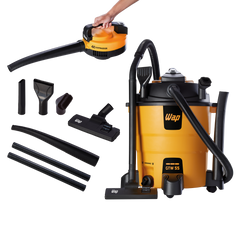 Soprador Aspirador WAP GTW 55 1600W Bico Múltiplo e Filtro HEPA, 55L 220V