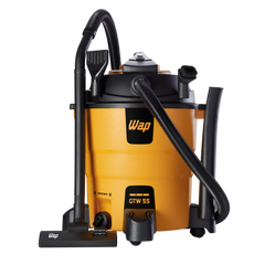 Soprador Aspirador WAP GTW 55 1600W Bico Múltiplo e Filtro HEPA, 55L 220V