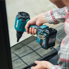 Soprador Inflador Sem Fio 40V Max Com 1 Bateria Carregador Bocais Bolsa AS001GA101 127V Makita