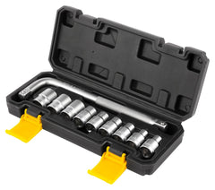 Soquete Estriado Encaixe 1/2" Jg 08A20mm 10Pc Vonder