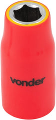 Soquete Isolado Sextavado Encaixe 1/2'' 10mm IEC60900 Vonder