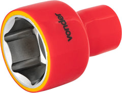 Soquete Isolado Sextavado Encaixe 1/2'' 27mm IEC60900 Vonder