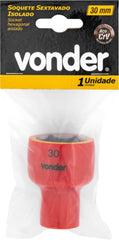 Soquete Isolado Sextavado Encaixe 1/2'' 30mm IEC60900 Vonder