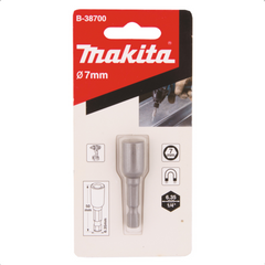 Soquete Magnético Canhão 7 x 50 mm 1/4" B-38700 Makita