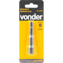 Soquete Magnético 6mm  - Vonder