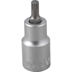 Soquete Multidentado Encaixe 1/2'' 6mm Curto CRV Vonder