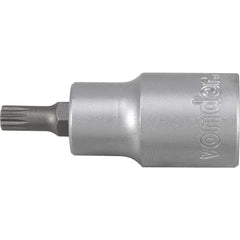 Soquete Multidentado Encaixe 1/2'' 6mm Curto CRV Vonder