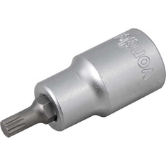 Soquete Multidentado Encaixe 1/2'' 6mm Curto CRV Vonder