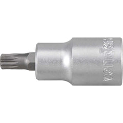 Soquete Multidentado Encaixe 1/2'' 8mm Curto CRV Vonder