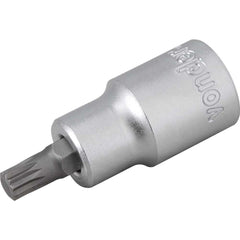 Soquete Multidentado Encaixe 1/2'' 8mm Curto CRV Vonder