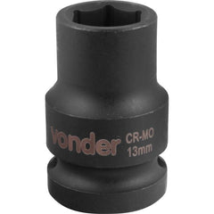 Soquete Sextavado de Impacto enc 1/2" 13mm Aço Cromo Vonder