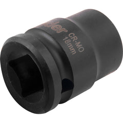 Soquete Sextavado de Impacto enc 1/2" 18mm Aço Cromo Vonder