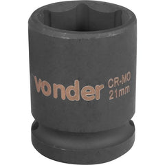 Soquete Sextavado de Impacto Encaixe 1/2" 21mm Vonder