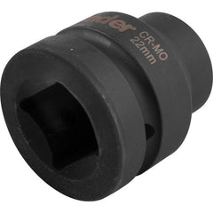 Soquete Sextavado Impacto Encaixe 1" 22mm Aço Cromo Vonder