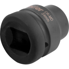 Soquete Sextavado Impacto Encaixe 1" 24mm Aço Cromo Vonder