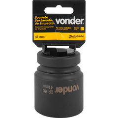 Soquete Sextavado de Impacto Encaix 1" 41mm Aço Cromo Vonder