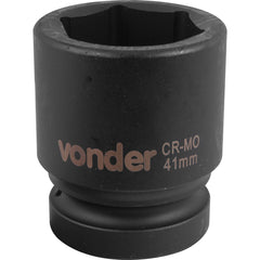 Soquete Sextavado de Impacto Encaix 1" 41mm Aço Cromo Vonder