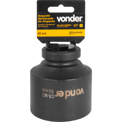 Soquete Sextavado de Impacto Encaixe 1" 60 mm Aço Cromo Vonder