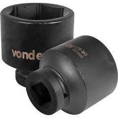Soquete Sextavado de Impacto Encaixe 1" 60 mm Aço Cromo Vonder