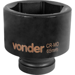 Soquete Sextavado de Impacto enc 1" 65mm Aço Cromo Vonder