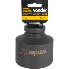 Soquete Sextavado de Impacto enc 1" 70mm Aço Cromo Vonder