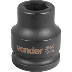Soquete Sextavado de Impacto enc 3/4" 19mm Aço Cromo Vonder