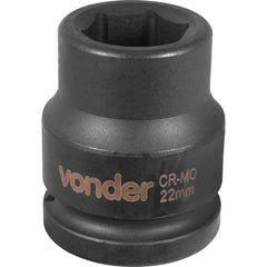 Soquete Sextavado de Impacto Encaixe 3/4" 22mm Vonder