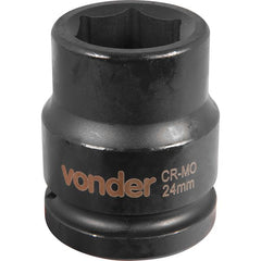 Soquete Sextavado de Impacto Encaixe 3/4" 24mm Vonder