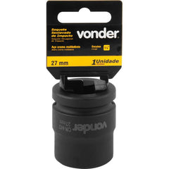 Soquete Sextavado de Impacto enc 3/4" 27mm Aço Cromo Vonder