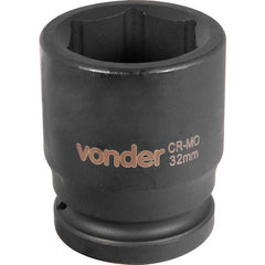Soquete Sextavado de Impacto Encaixe 3/4" 32mm Vonder