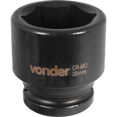 Soquete Sextavado de Impacto enc 3/4" 38mm Aço Cromo Vonder