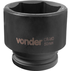 Soquete Sextavado de Impacto enc 3/4" 50mm Aço Cromo Vonder