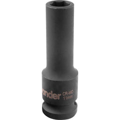 Soquete Sextavado de Impacto Longo Encaixe 1/2" 11mm Vonder