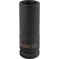 Soquete Sextavado de Impacto Longo Encaixe 1/2" 20mm Vonder