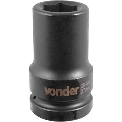 Soquete Sextavado de Impacto Longo 1" 27mm Aço Cromo Vonder
